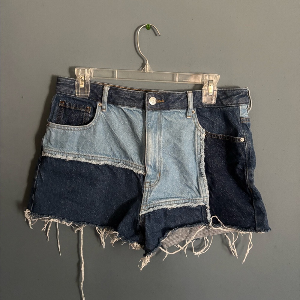 PacSun Blue Jean Shorts Distressed Cut-Off